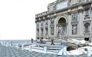 Parte domani il cantiere per il restauro di Fontana Trevi